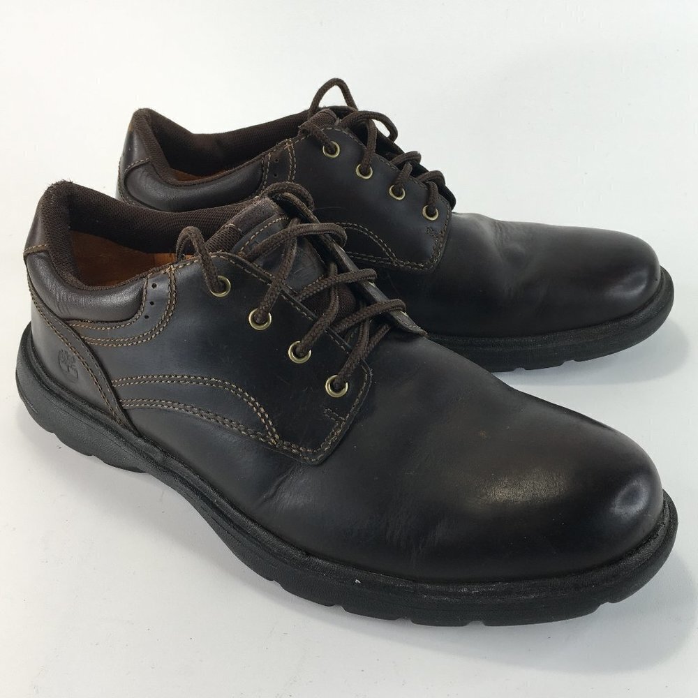 Timberland Brown Leather Lace up Shoes Size 8